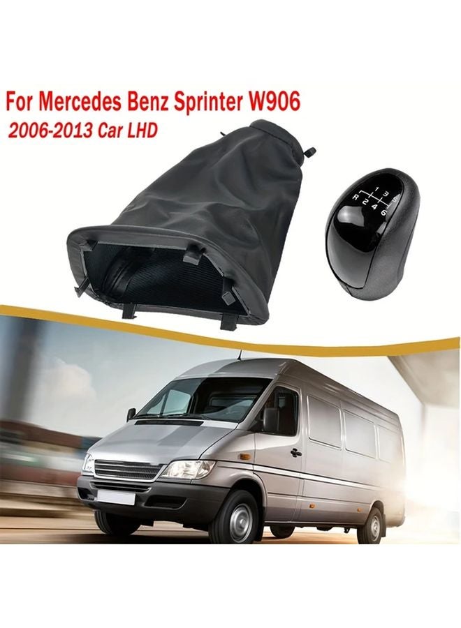 مقبض ناقل الحركة لسيارة مرسيدس بنز سبرينتر W906 2006-2018 مع غطاء الغبار للقيادة على اليسار - Image 3
